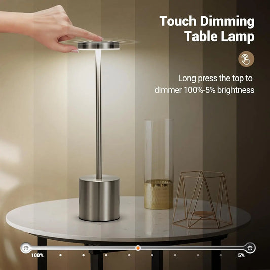 Trådløs Oppladbar Retro Bordlampe